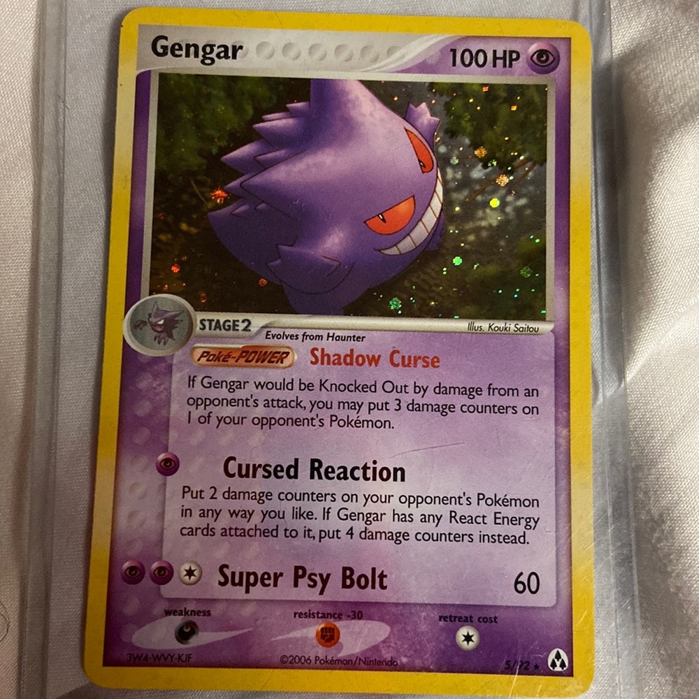 Gengar Pokémon card